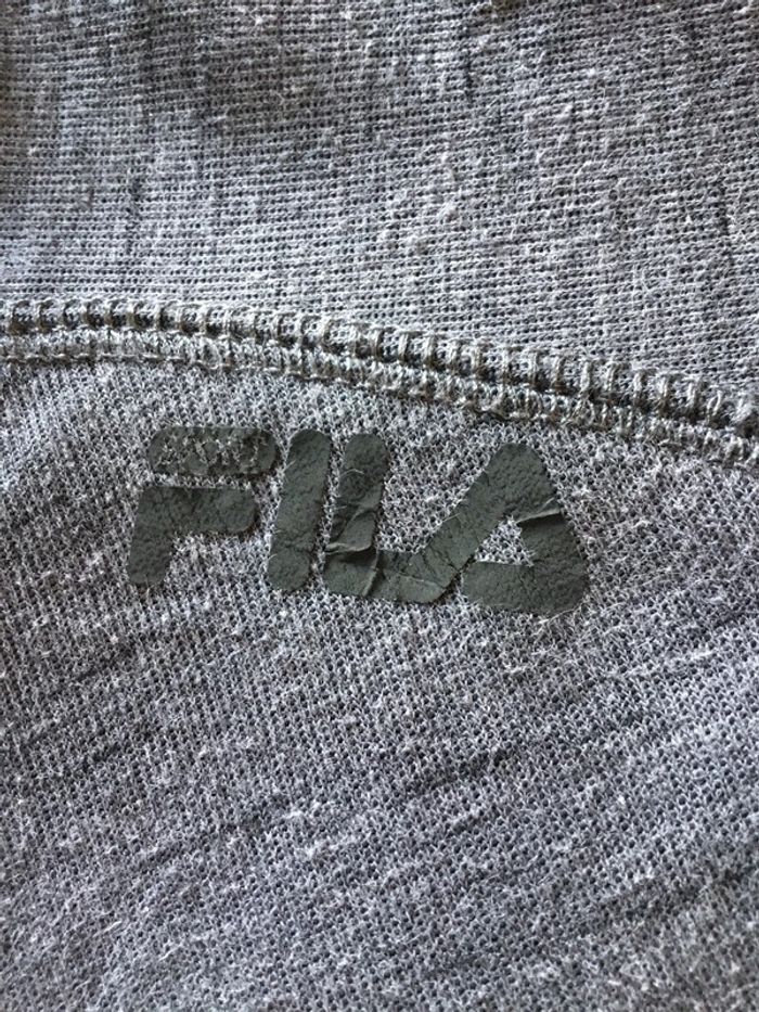 Sweat à capuche pour homme Fila gris chiné foncé taille M 044 - photo numéro 3