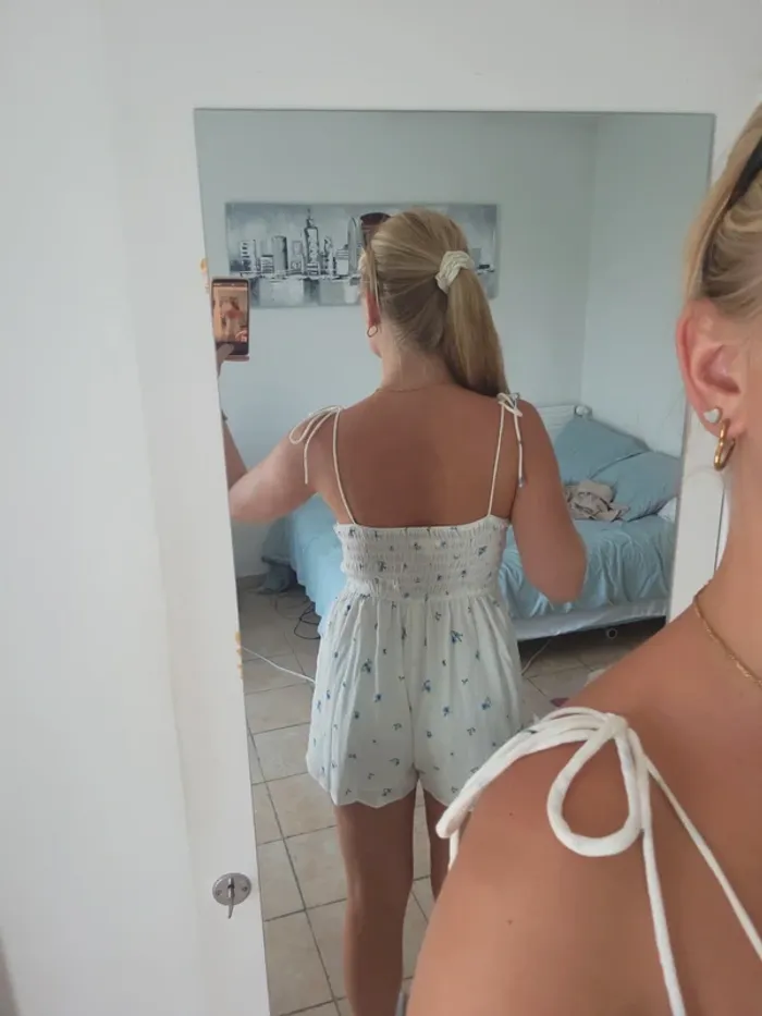 Combi short à fleur - photo numéro 2