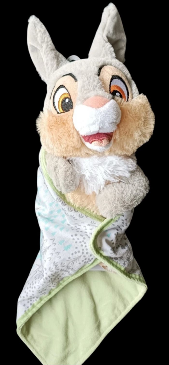 ❤️B201 Doudou Peluche Lapin  Panpan Bambi couverture Disney Simba