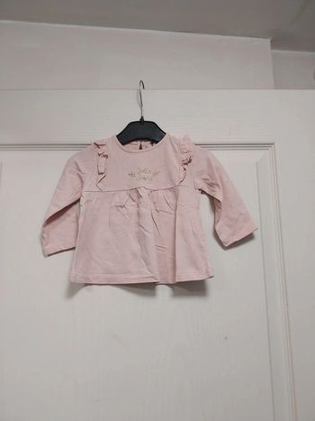 Tee-shirt manche longue bébé fille 9 mois kiabi