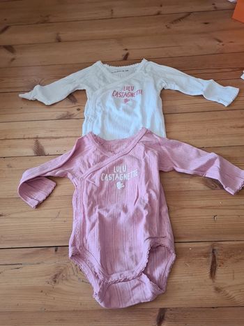2 bodies coton lulu castagnette