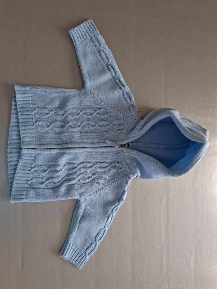 Gilet bleu 3 mois