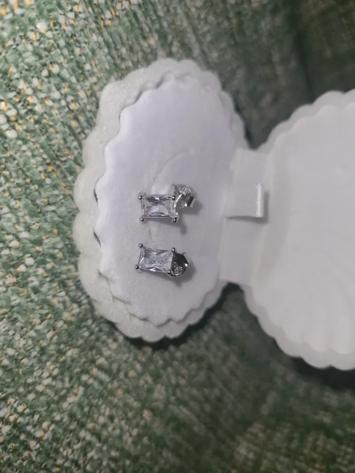 Boucles d'oreilles en argent 925 - photo numéro 3