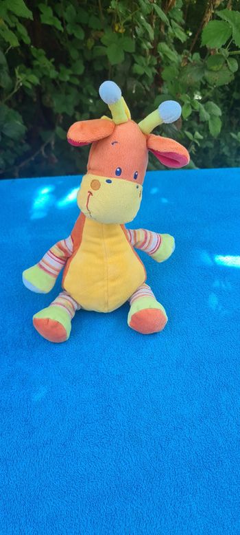 Peluche girafe 1 er âge mots d'enfants