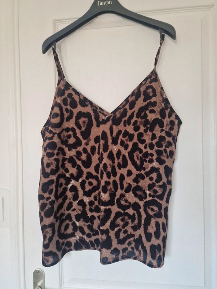 Débardeur bretelles fines léopard - photo numéro 2