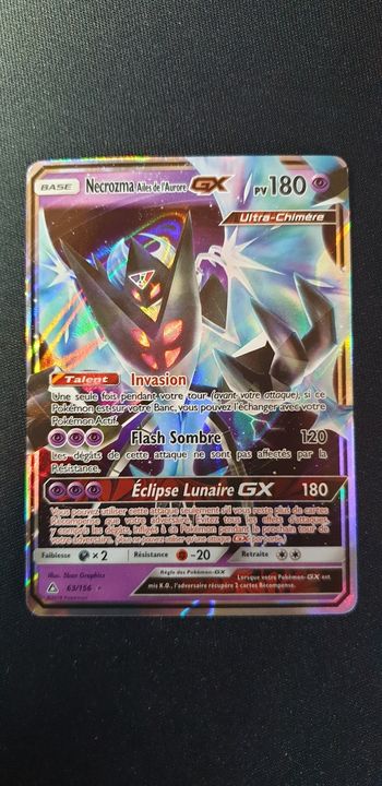 Carte pokémon Necrozma Ailes de l'aurore Gx