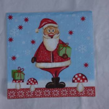 serviette père Noël