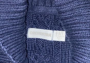 Gilet bleu orchestra 6 ans