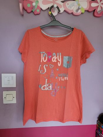 Haut été fille manches courtes