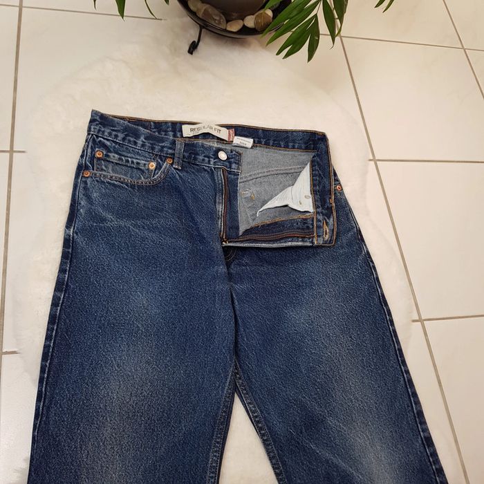 Jean Levi's 505 W33 L30 Bleu Marine - photo numéro 4