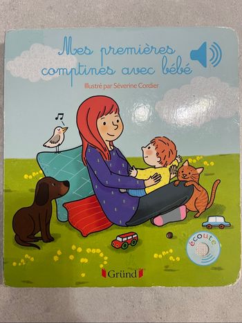 Livre sonore Mes premières comptines