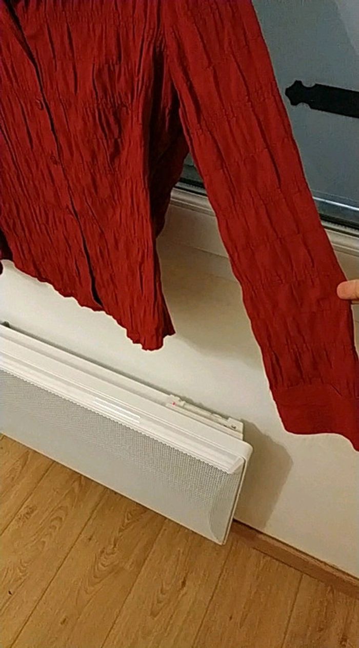 Chemisier rouge Jacqueline Riu taille 2 - photo numéro 4