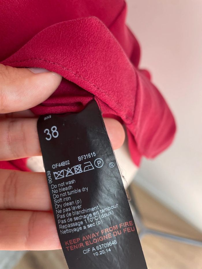 Robe framboise fluide IKKS - photo numéro 9