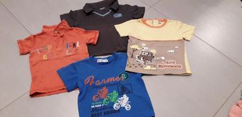 Lot de 4 tee-shirts manches courtes 24 mois