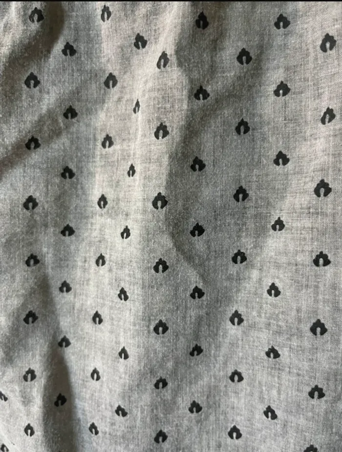 Blouse grise à motifs Bonobo Jeans - Taille S - photo numéro 6