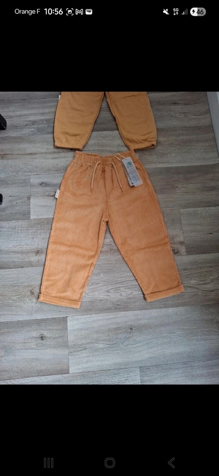 2 pantalons neufs Petit Béguin 36 mois - photo numéro 2