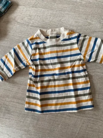 T-shirt à manche longue bébé - 3 mois garçon.