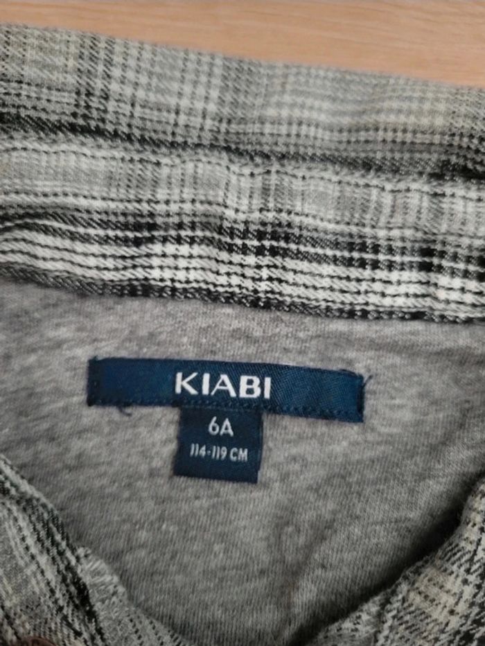 Chemise grise Kiabi 6 ans - photo numéro 3