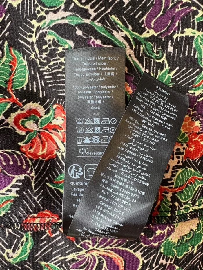 Belle robe fluide et légère à imprimé floral, taille 34 - IKKS - photo numéro 14