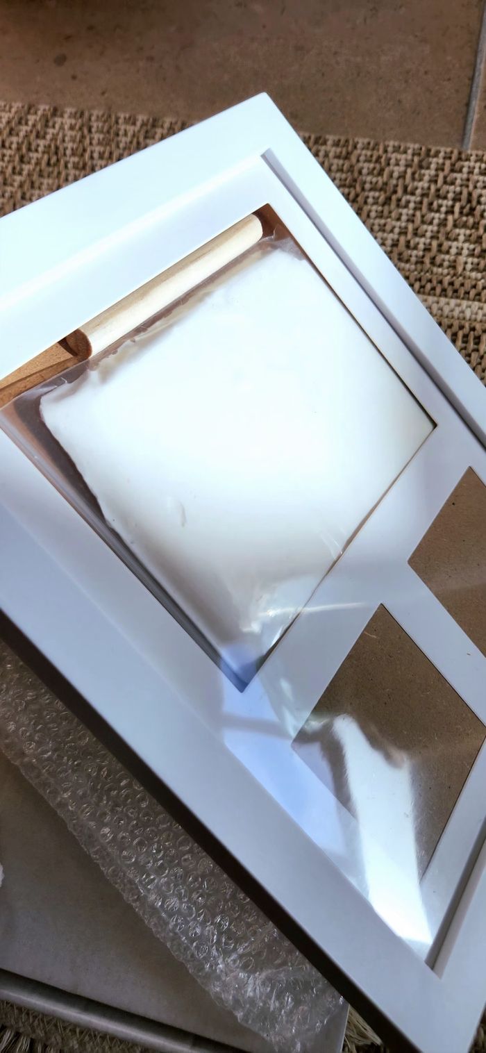 Cadre Empreintes plâtre + Doudou licorne - photo numéro 4