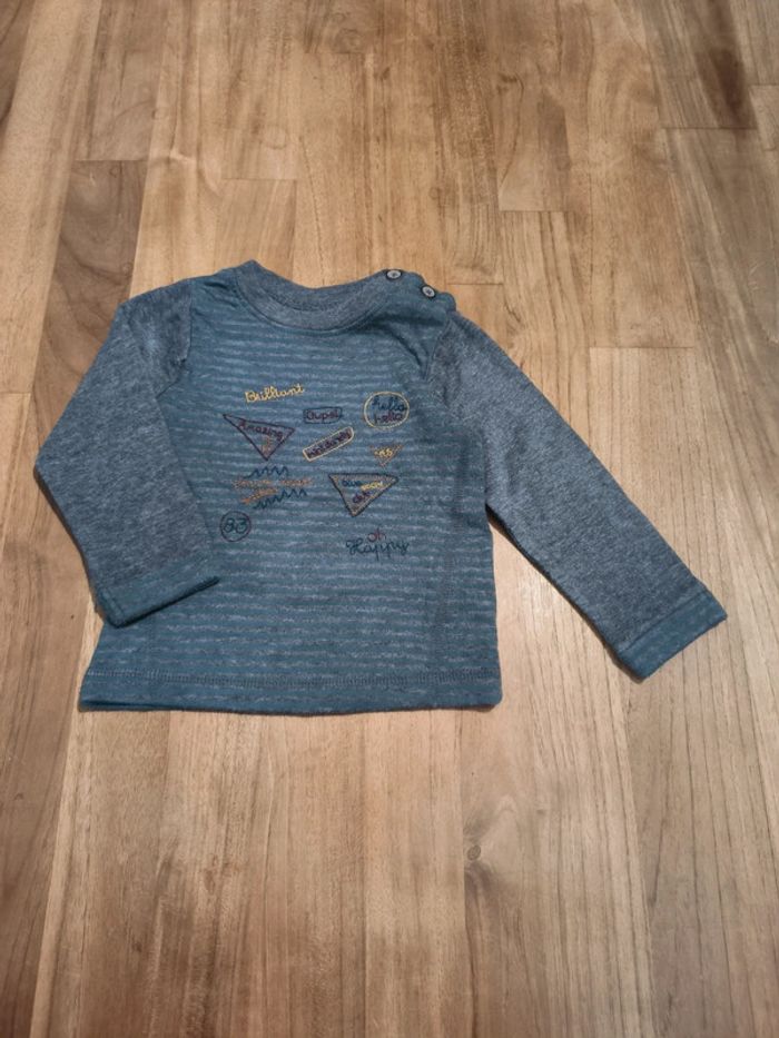 T-shirt manches longues Tao 18mois