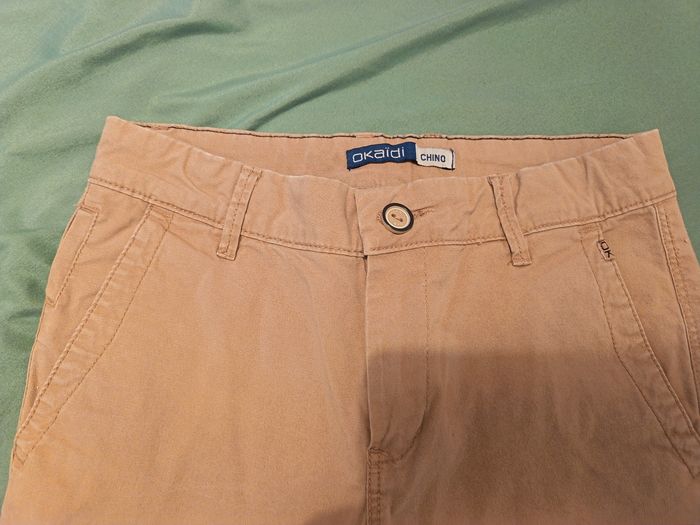 Short chino Okaïdi marron 10 ans - photo numéro 2