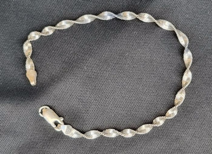 Bracelet spirale argent