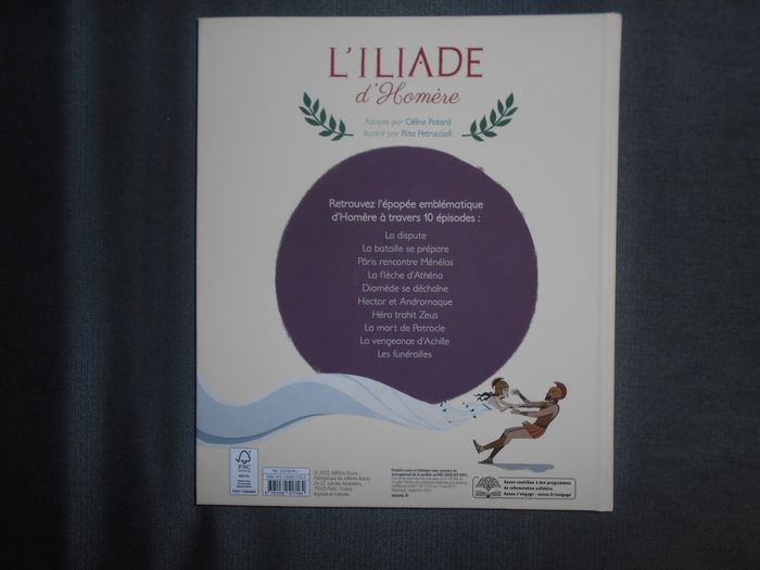 Livre: L'iliade d'Homère (Auzou) - photo numéro 2