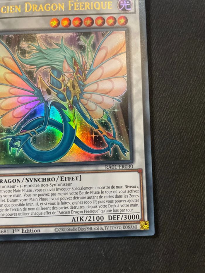 RA01-FR030 - Ancien dragon féerique - Yu-Gi-Oh! - photo numéro 3