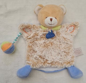 Doudou et compagnie marionnette ours chiné - Choupi - Ballon