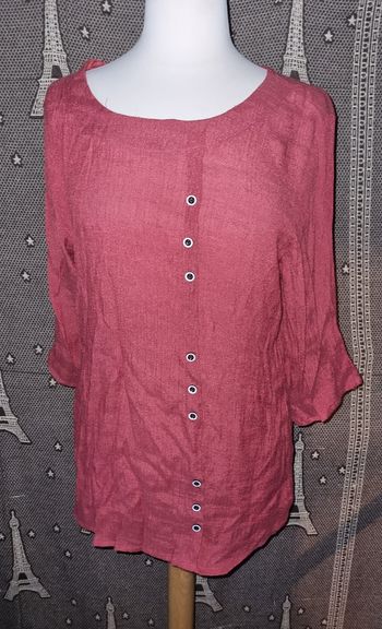 Blouse  bordeaux taille XL