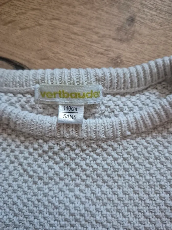 Pull Vertbaudet – 5 ans – 110 cm - photo numéro 5