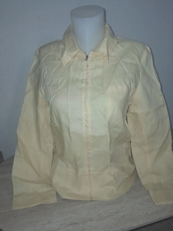 Veste en lin💫 Éric Bompard 💫taille 40-L - photo numéro 2