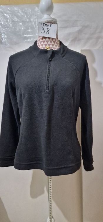 Polaire, noir, en polyester, en très très bon état