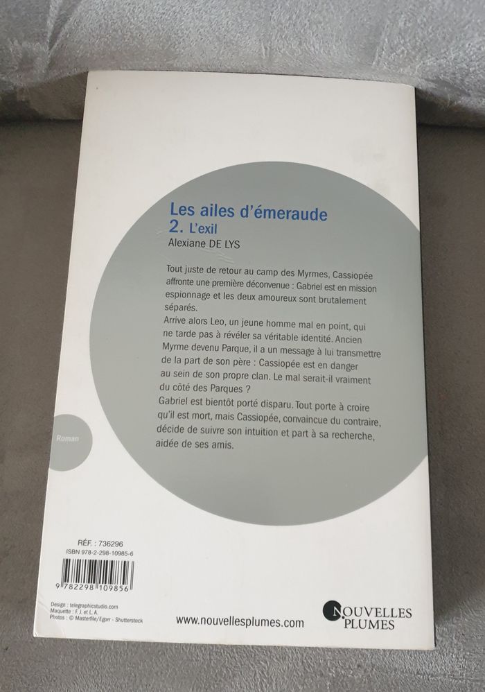 Les ailes d’émeraude – Tome 2 – L’exil – Alexiane de Lys - photo numéro 2