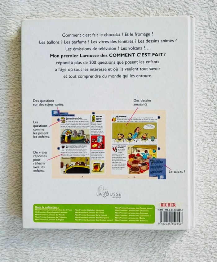 Livre enfant Mon 1er Larousse des comment c’est fait? - photo numéro 2