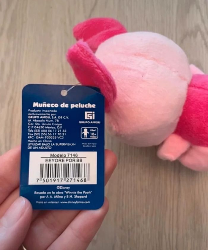 Porte clé peluche porcinet Disney neuf avec étiquette - photo numéro 4