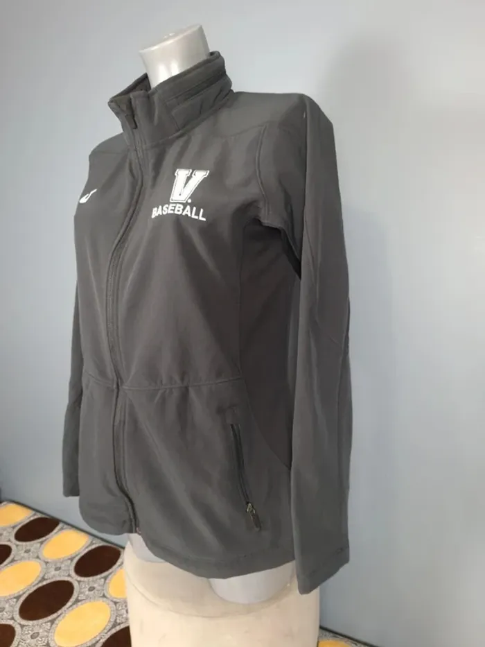 Veste a capuche vintage full zip nike femme taille M noire - brodé - photo numéro 5