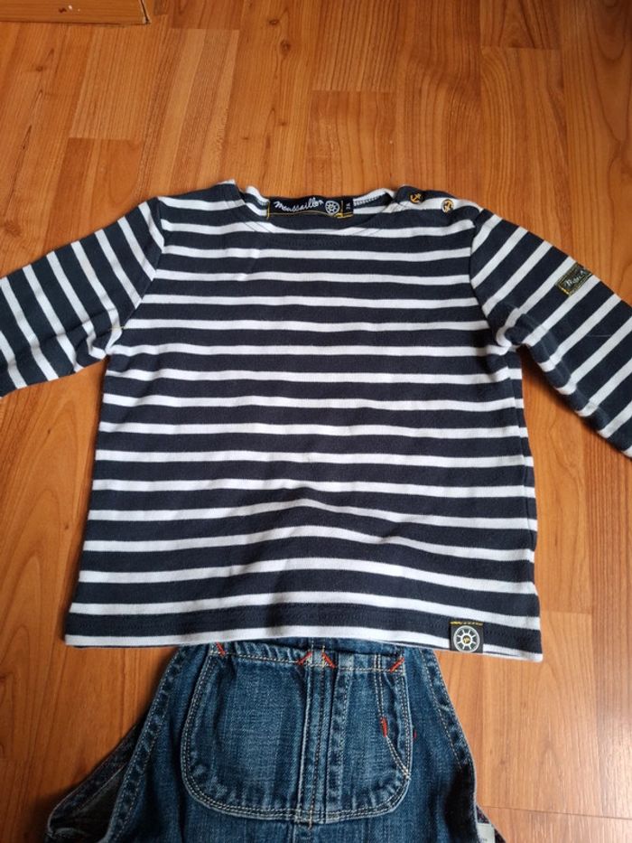 Ensemble Salopette Tee-shirt manche longue - photo numéro 3
