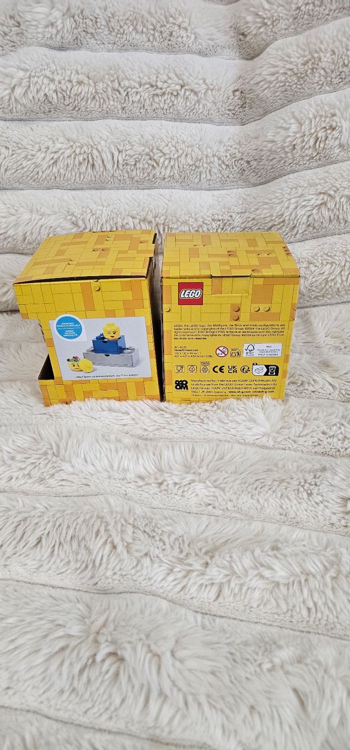 Lot de 2 têtes de rangement Lego mini Neufs - photo numéro 5