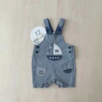 Salopette short garçon 12 mois