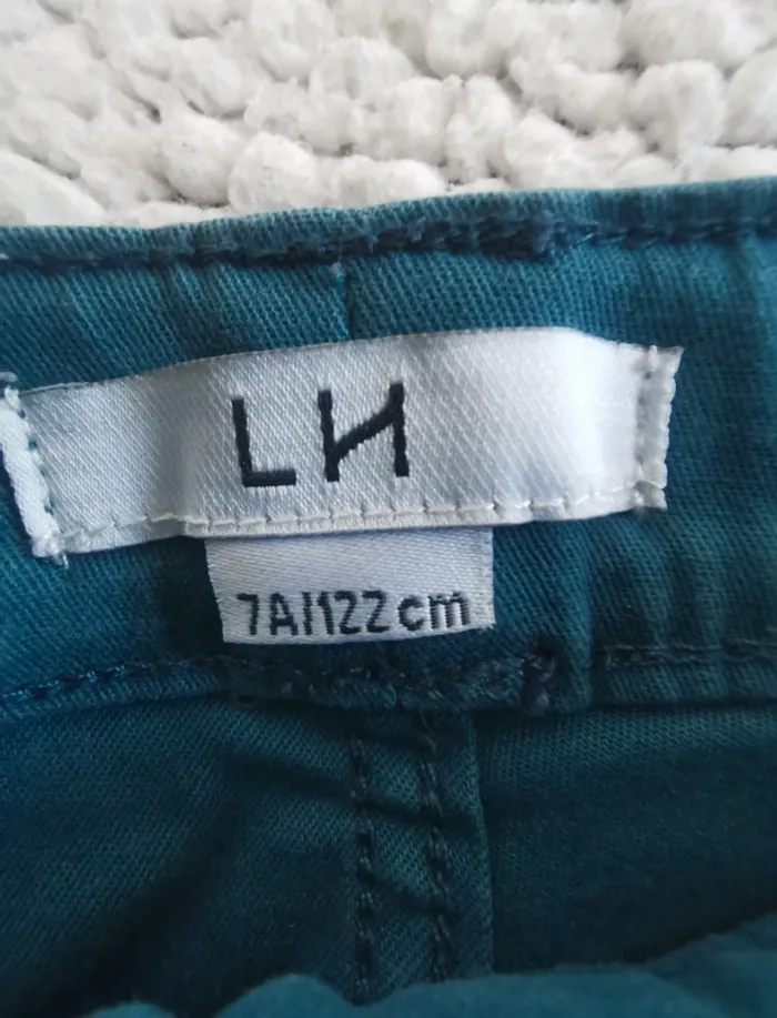 Pantalon vert La Halle 7 ans - photo numéro 3