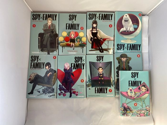 Lot de 9 mangas spy x family - photo numéro 2