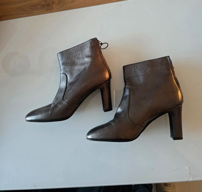 Bottines cuir Minelli pointure 35 portées 2 3 fois