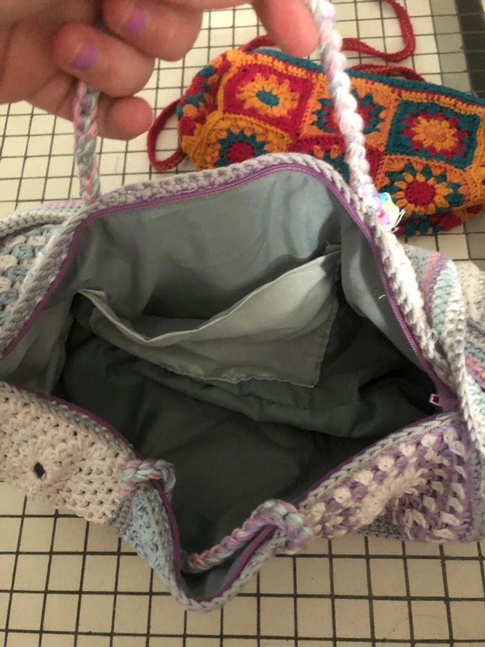 Lot de 2 sacs en crochet - photo numéro 3