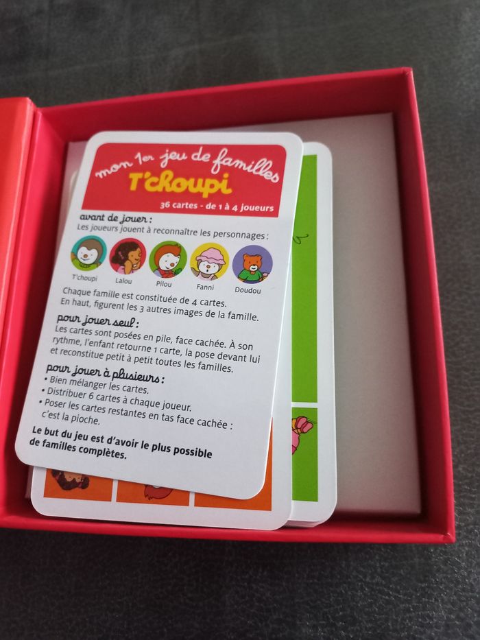 Mon 1er jeu de familles t'choupi tchoupi nathan - photo numéro 3