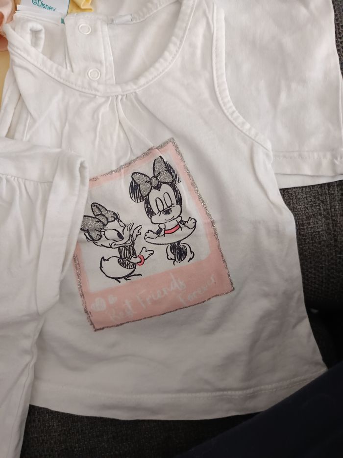 Lot de 6 t-shirts fille 3 mois - photo numéro 3