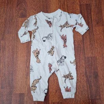 Combi / pyjamas sans pieds , été 62cm