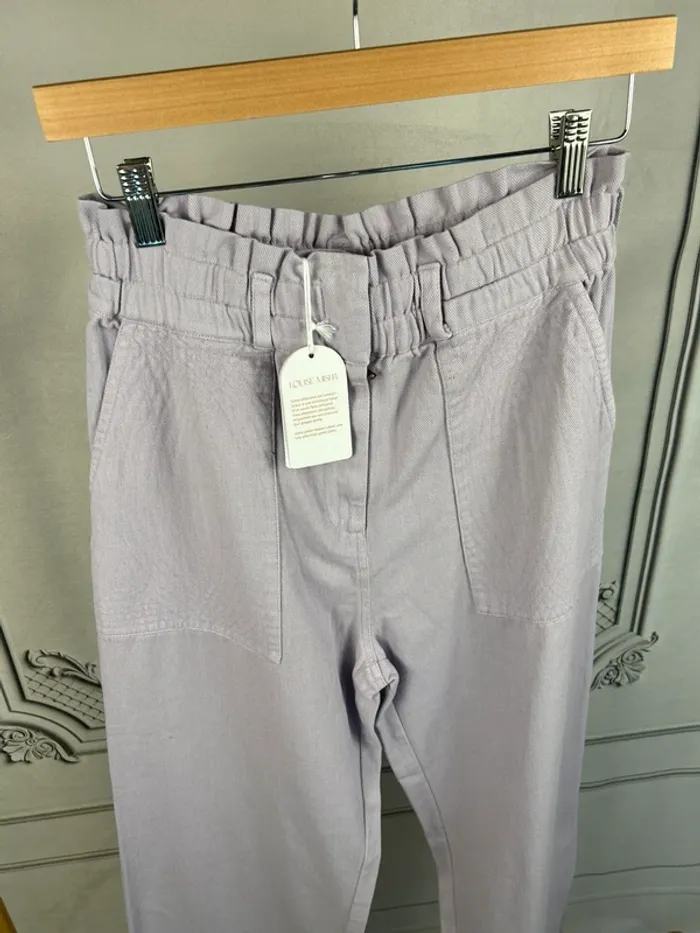 Pantalon large Taille haut Lila Louise Misha T.36 neuf - photo numéro 2