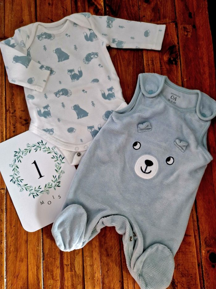 Ensemble velours 1 mois C&A